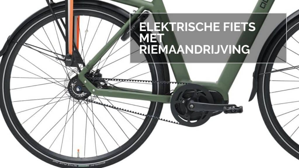 Voor en nadelen elektrische fiets met riemaandrijving | E-Bike Bond