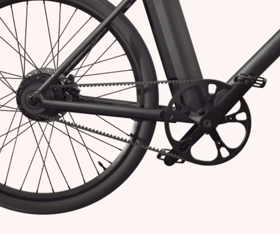 Riemaandrijving elektrische fiets