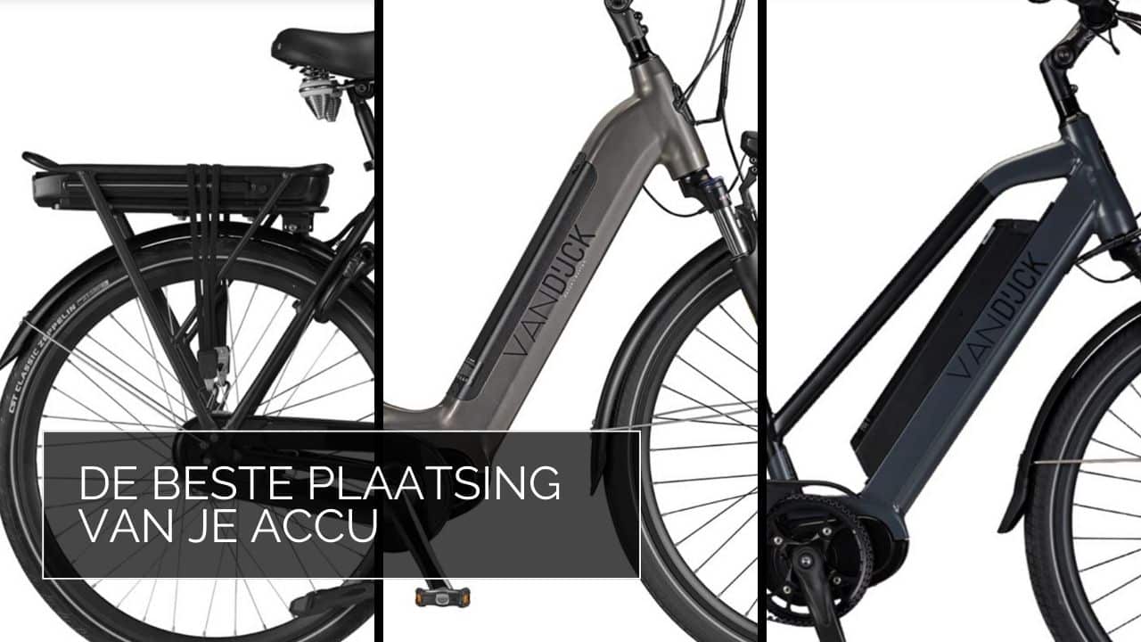 Plaatsing van je accu, voor en nadelen | Elektrische fiets - E-Bike Bond