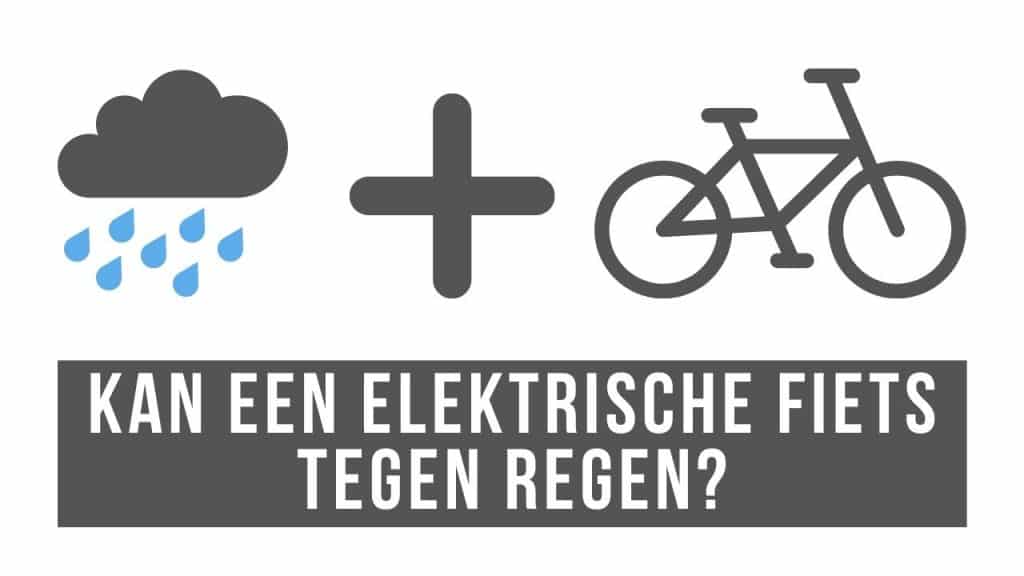 Kan een elektrische fiets tegen regen? | E-Bike Bond