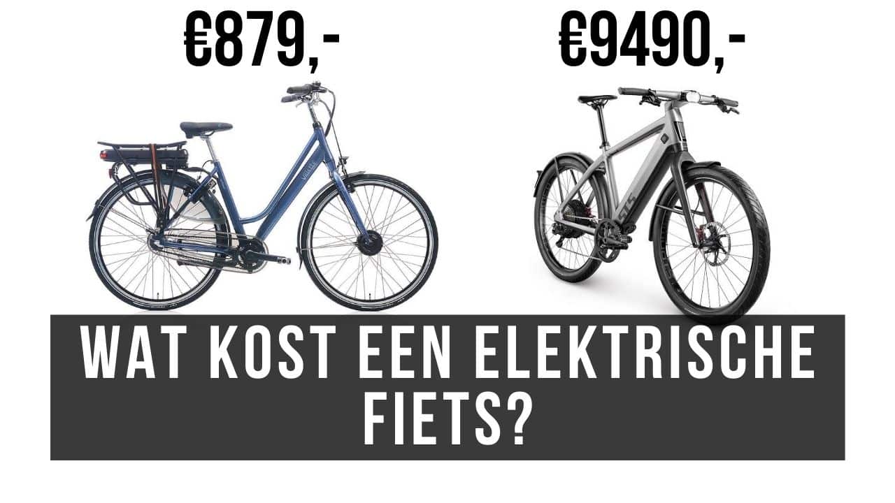 Verstelbaar Dynamiek naam Wat kost een elektrische fiets? | Prijsverschillen E-Bikes - E-Bike Bond