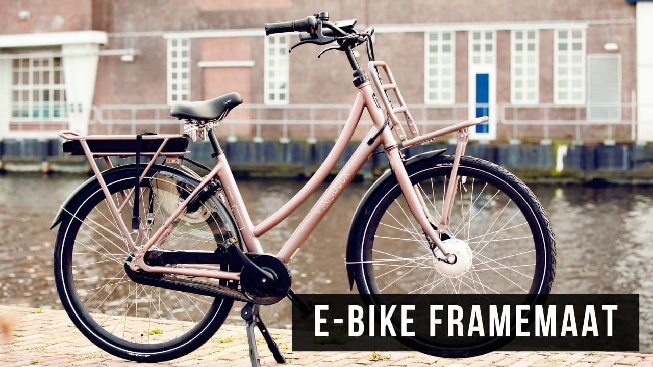 E-bike framemaat bepalen: juiste maat? | matentabel!