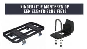 Kinderzitje op een elektrische fiets monteren