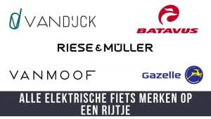 E-bike merken op een rijtje
